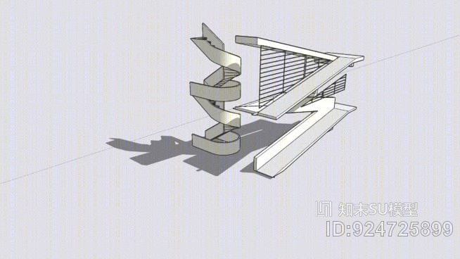 savoye2斜坡/SU模型下载【ID:924725899】