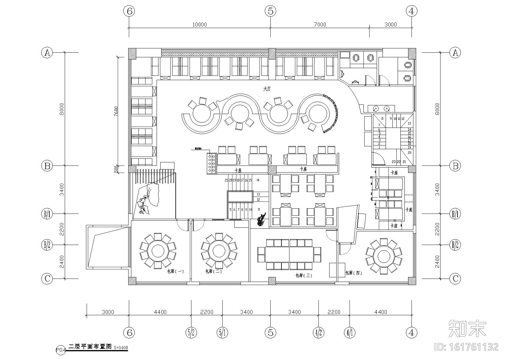 [江苏]镇江渔人时尚火锅施工图+实景拍摄施工图下载【ID:161761132】