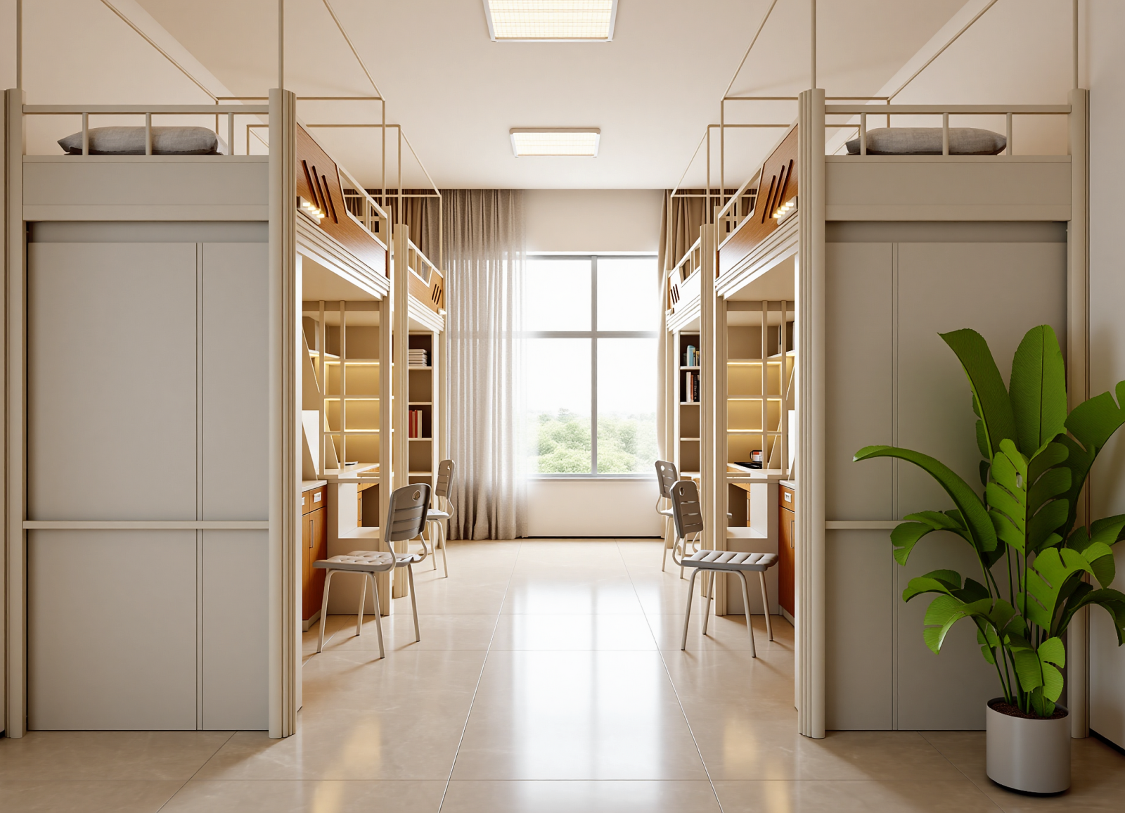 现代宿舍3D模型下载【ID:1214686011】