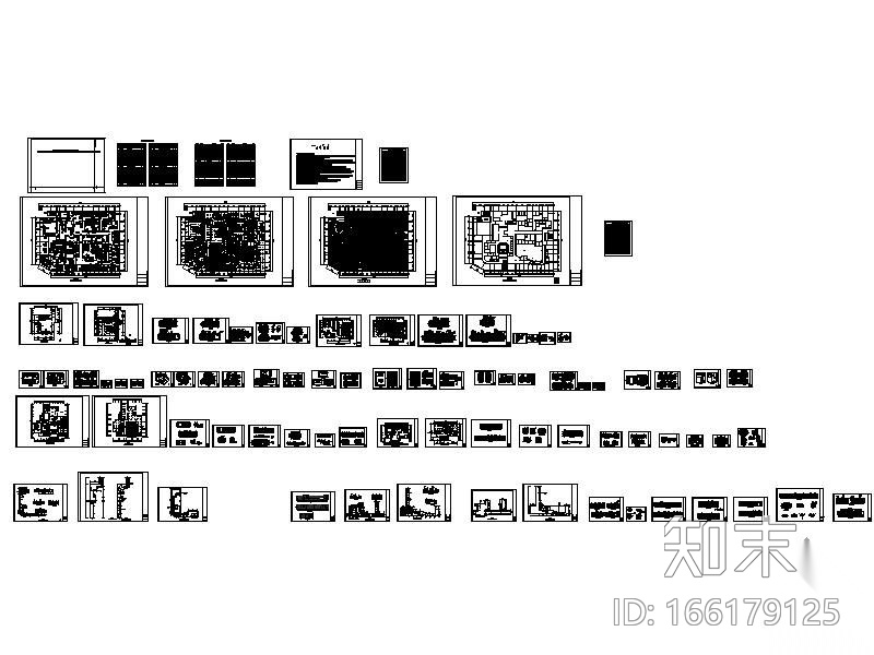 [江苏]某洗浴中心施工图（装饰+水电）施工图下载【ID:166179125】