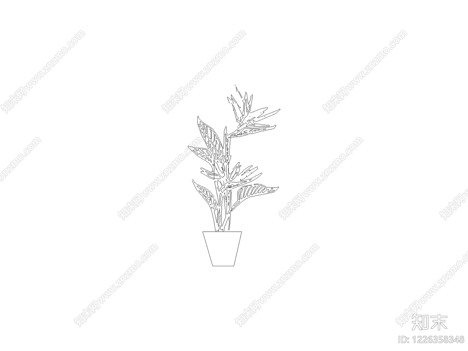 绿植cad施工图下载【ID:1226358348】
