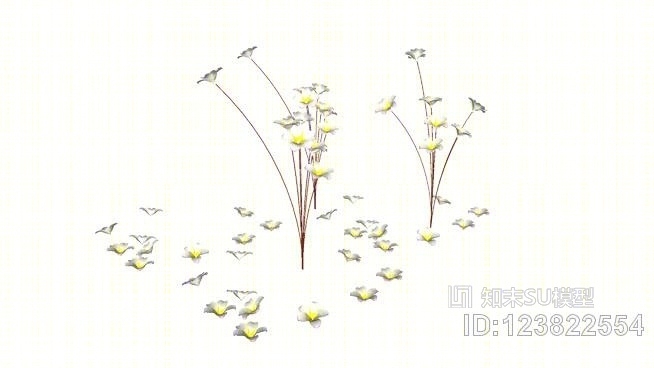 繁缕展示SU模型下载【ID:123822554】