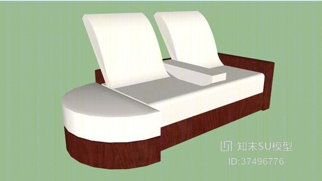 双人沙发SU模型下载【ID:318073880】