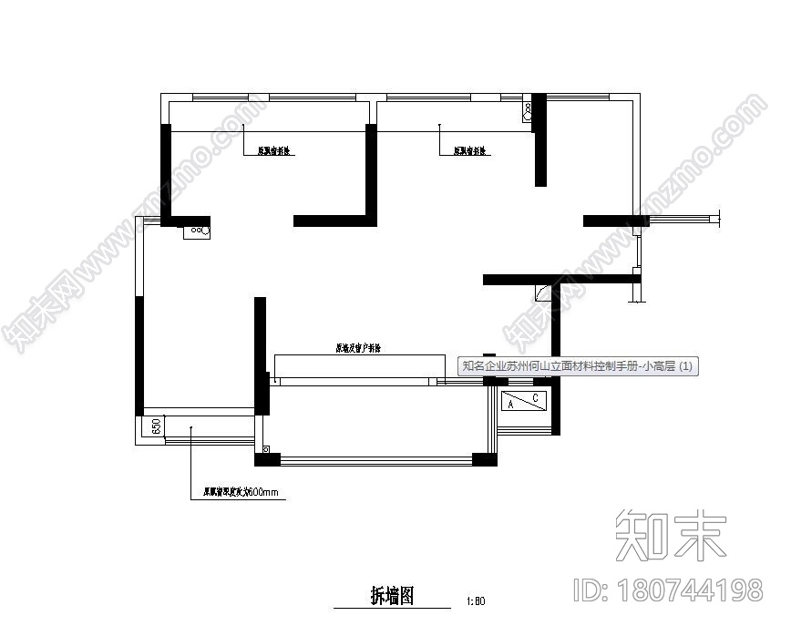 [广东]汕头御海天宸11栋住宅装修施工图施工图下载【ID:180744198】