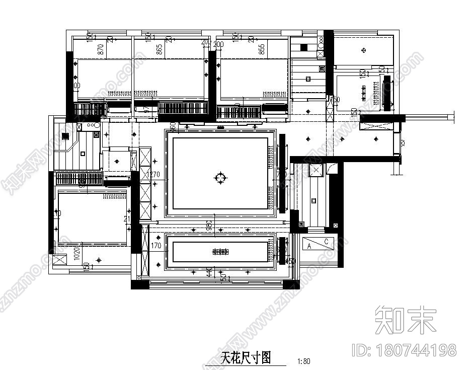 [广东]汕头御海天宸11栋住宅装修施工图施工图下载【ID:180744198】