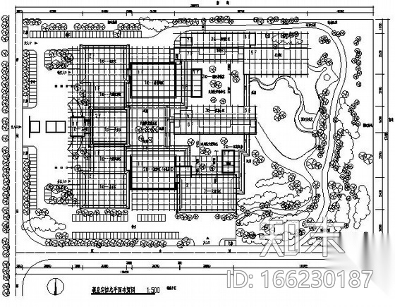 [河南淮阳]某明清风格酒店设计建筑施工图cad施工图下载【ID:166230187】