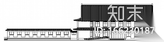 [河南淮阳]某明清风格酒店设计建筑施工图cad施工图下载【ID:166230187】