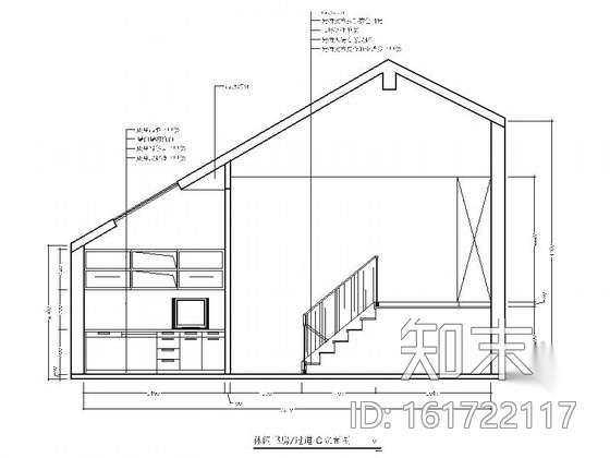 [北京]纯欧式半山建筑群高端三层别墅室内装修施工图cad施工图下载【ID:161722117】