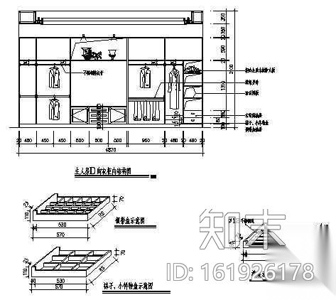 东莞某花园别墅中式装修图cad施工图下载【ID:161926178】