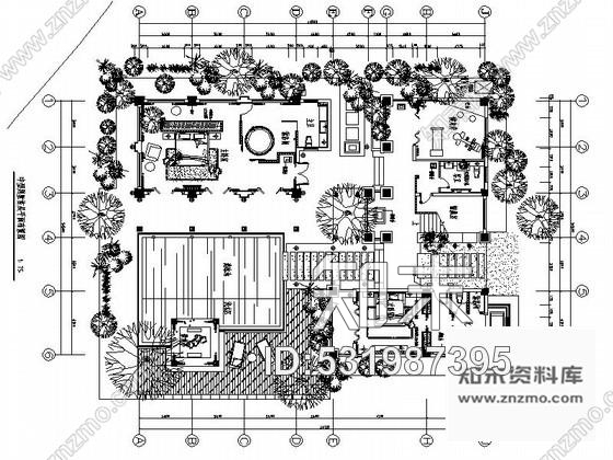 施工图中型中式现代二层别墅装修设计图施工图下载【ID:531987395】