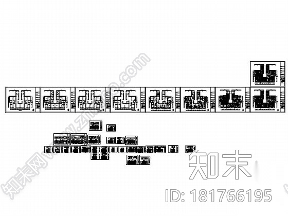 [重庆]知名建筑学院工作室设计简欧豪华家居室内施工图施工图下载【ID:181766195】