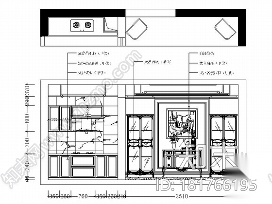 [重庆]知名建筑学院工作室设计简欧豪华家居室内施工图施工图下载【ID:181766195】