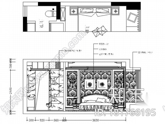 [重庆]知名建筑学院工作室设计简欧豪华家居室内施工图施工图下载【ID:181766195】