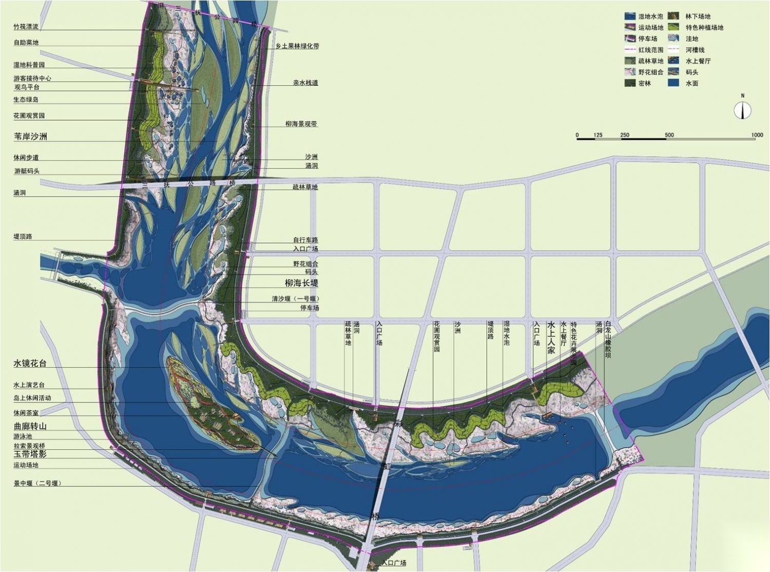 [河北]“都市后花园”生态旅游城市景观规划设计cad施工图下载【ID:161056190】