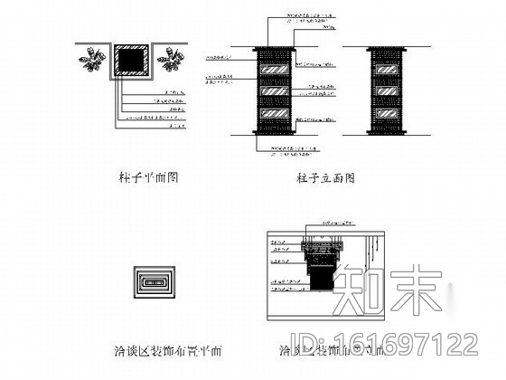 某时尚现代家纺展厅装修图（含效果）cad施工图下载【ID:161697122】