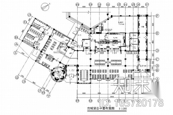 [大连]黄金海岸奇幻城堡旅游度假主题公园施工图（含实景...cad施工图下载【ID:165720178】