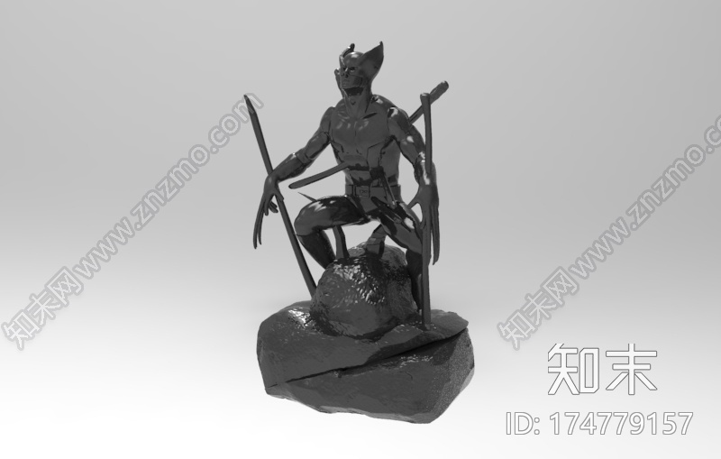 蝙蝠侠造型模型3d打印模型下载【ID:174779157】