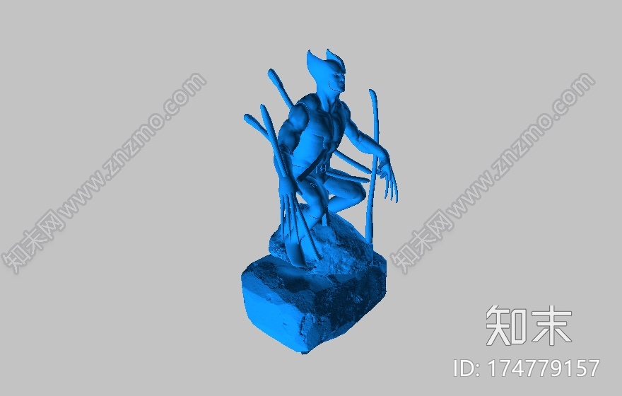 蝙蝠侠造型模型3d打印模型下载【ID:174779157】