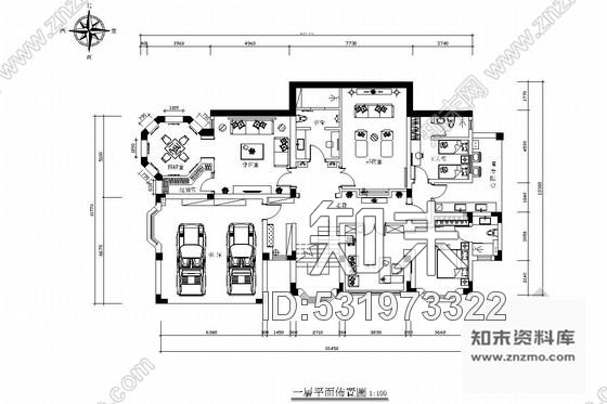 施工图广州花园式独栋别墅区欧式风格三层别墅装修图施工图下载【ID:531973322】