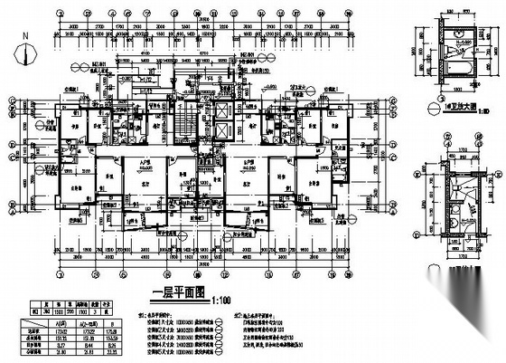 某十八层住宅楼建筑施工图cad施工图下载【ID:149843134】