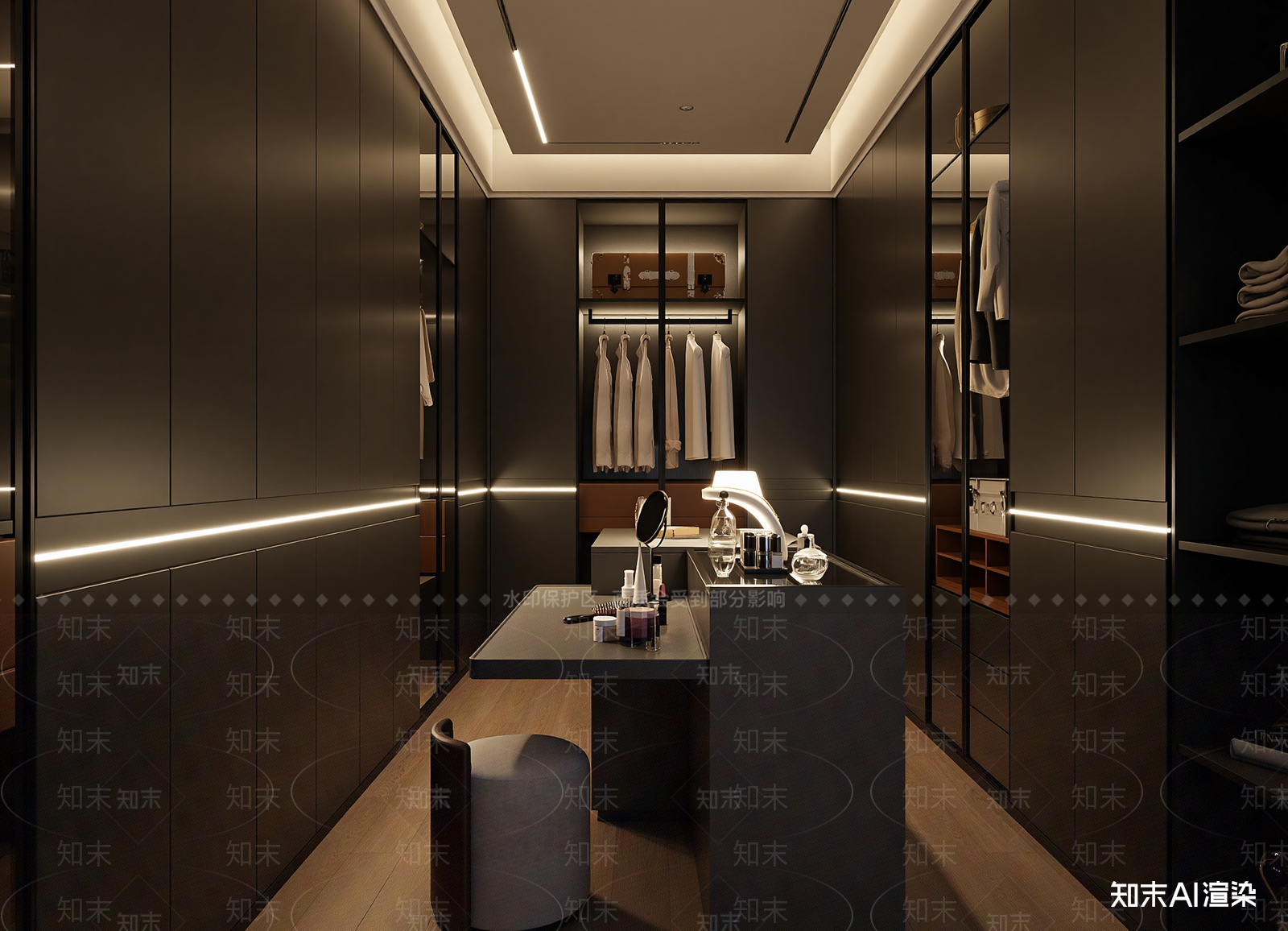 意式衣帽间3D模型下载【ID:1214747566】