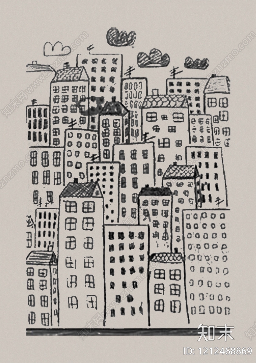 建筑外立面贴图下载【ID:1212468869】