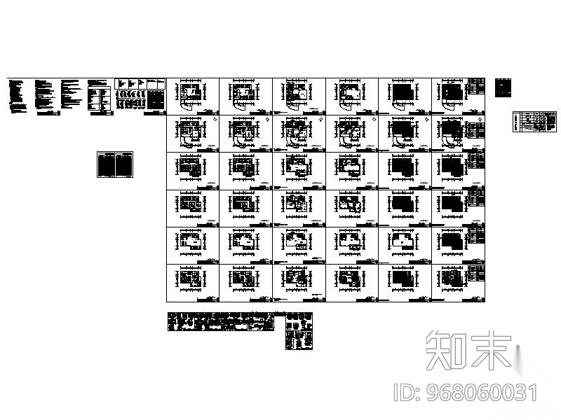 某电气办公楼装修施工图cad施工图下载【ID:968060031】