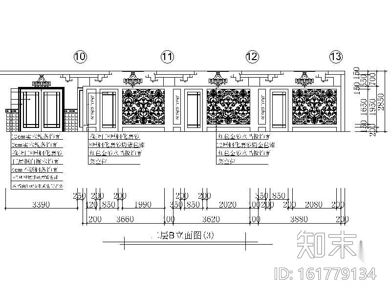 [晋江]某酒楼餐饮装饰施工图cad施工图下载【ID:161779134】