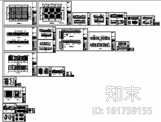 某西餐厅装饰详图cad施工图下载【ID:161759155】