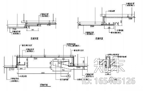 二级吊顶节点施工图下载【ID:165465126】
