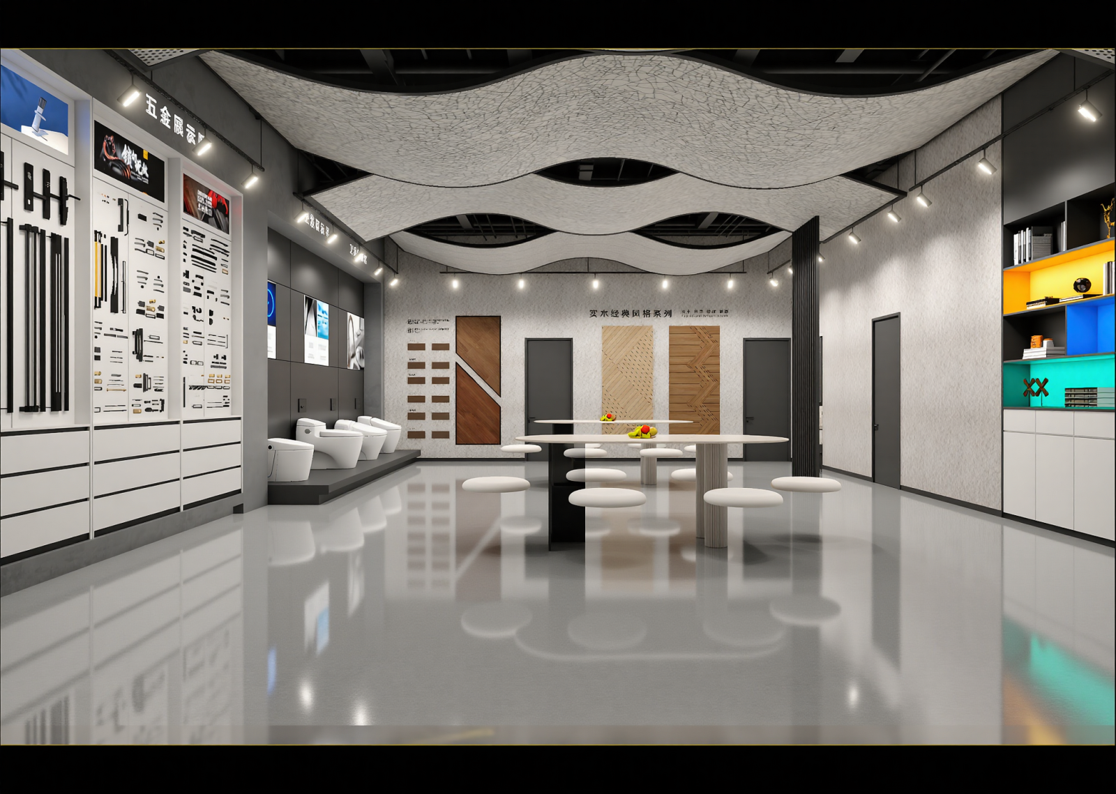 新中式其他家居建材展厅3D模型下载【ID:1214382518】