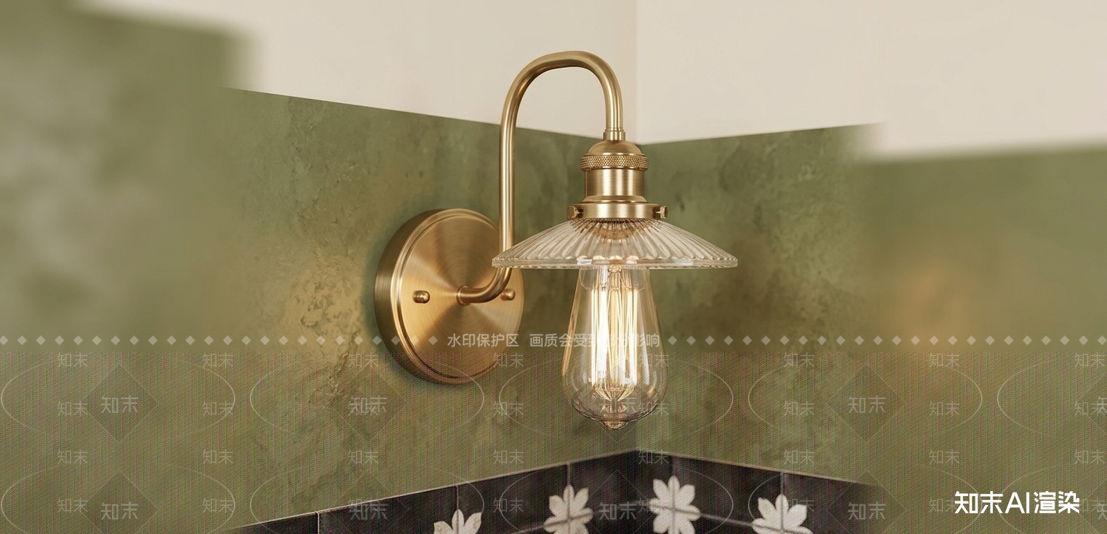 复古壁灯壁灯3D模型下载【ID:1227444770】