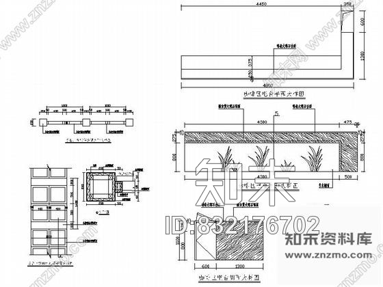 图块/节点酒店咖啡吧台详图施工图下载【ID:832176702】
