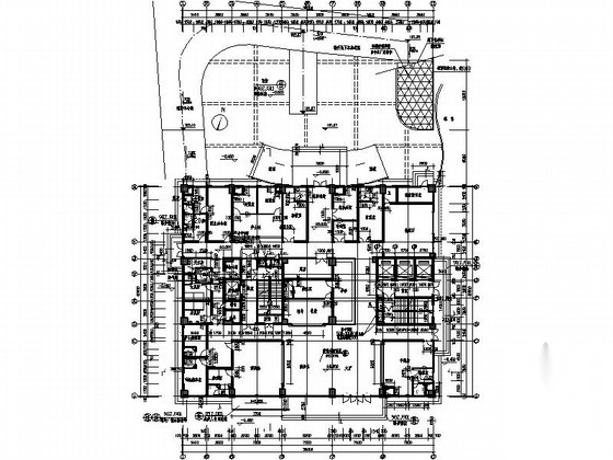 [湖南]怀化某中医院门诊综合楼建筑施工图cad施工图下载【ID:165610151】