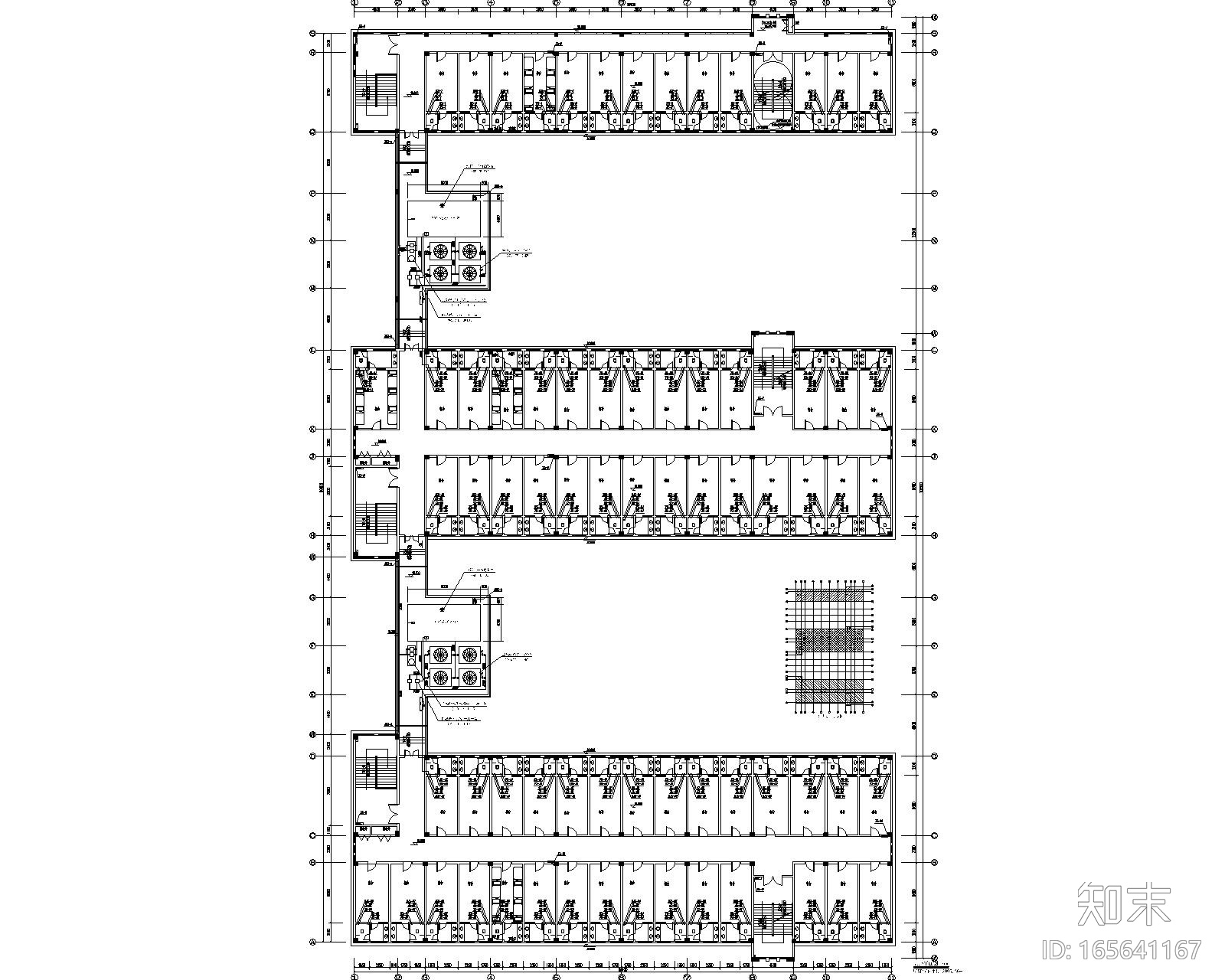 贵州某学院学生宿舍给排水施工图cad施工图下载【ID:165641167】