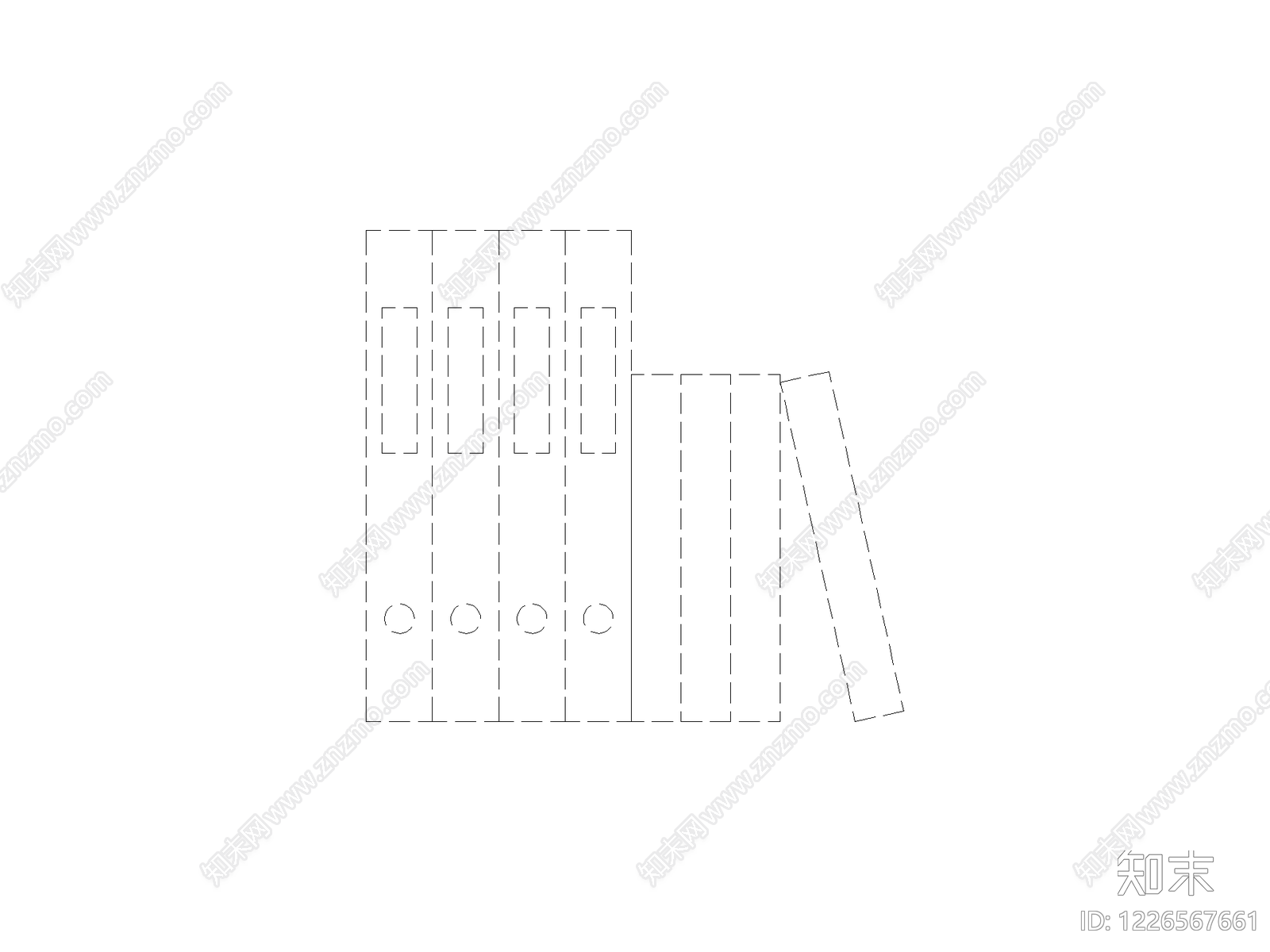 动态图块家具节点cad施工图下载【ID:1226567661】