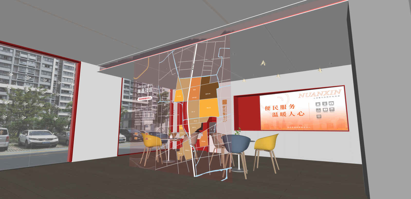 现代其他公共空间SU模型下载【ID:1216032704】