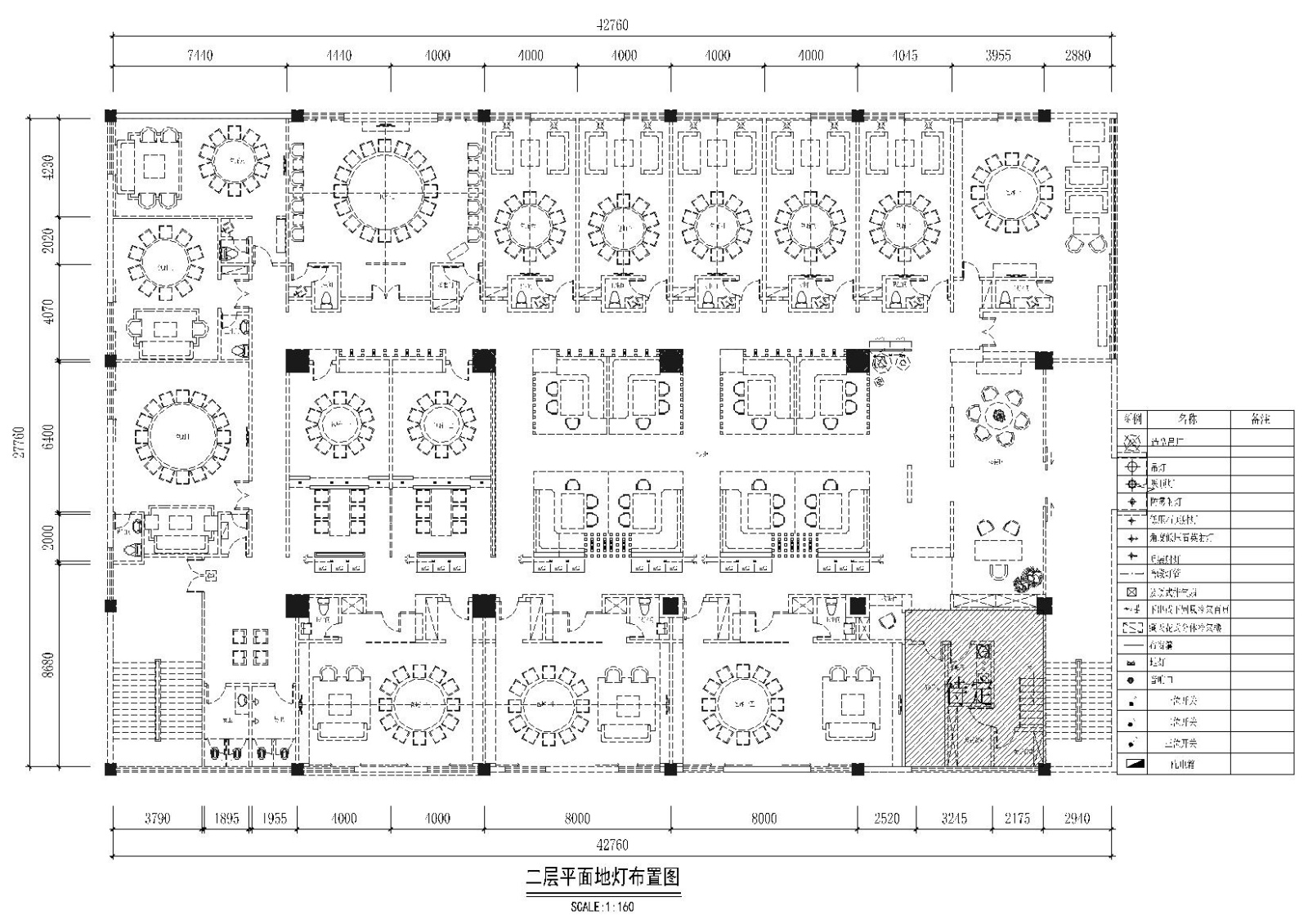 [南宁]山尚厨房时尚餐厅装饰施工图+实景cad施工图下载【ID:160713110】