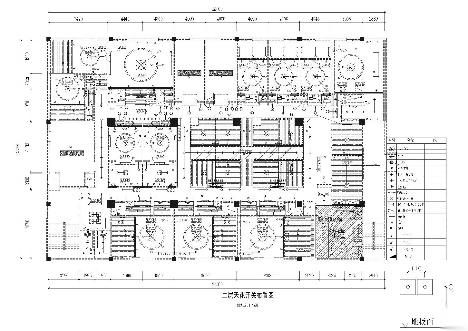 [南宁]山尚厨房时尚餐厅装饰施工图+实景cad施工图下载【ID:160713110】