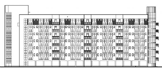 某七层高校学生宿舍楼cad施工图下载【ID:165420119】