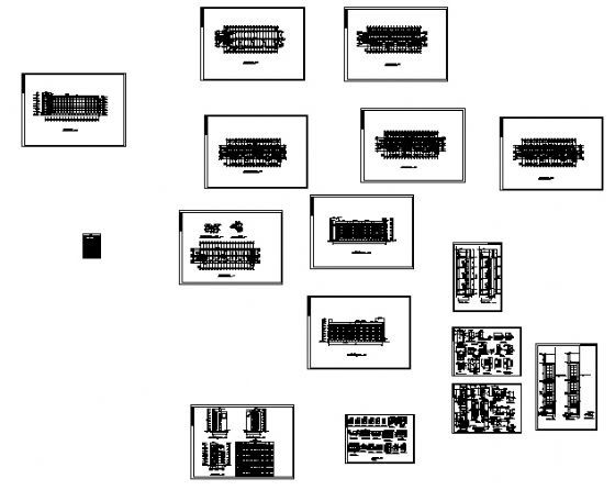 某七层高校学生宿舍楼cad施工图下载【ID:165420119】