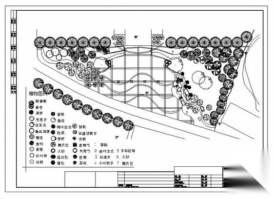 公共绿地景观设计施工图cad施工图下载【ID:161022151】