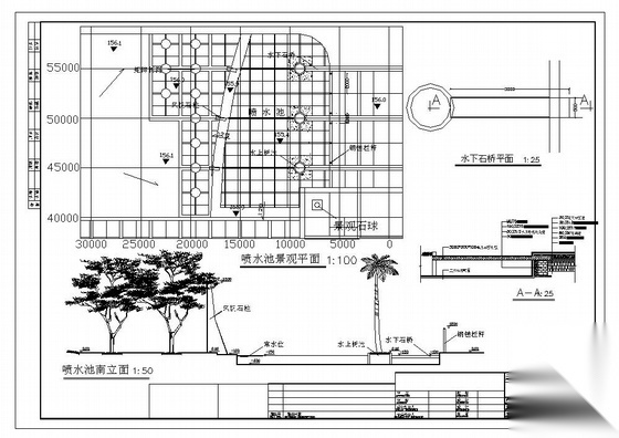 公共绿地景观设计施工图cad施工图下载【ID:161022151】