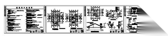 某二层别墅建筑方案图cad施工图下载【ID:149909164】