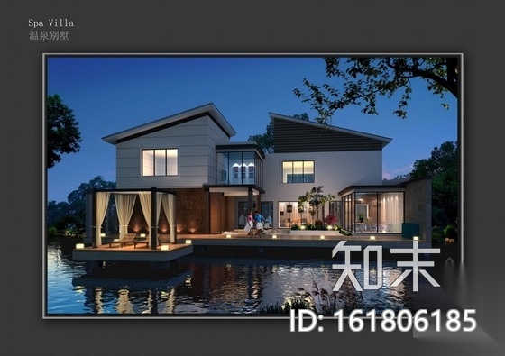 [深圳]温泉酒店式别墅施工图（含效果图）cad施工图下载【ID:161806185】