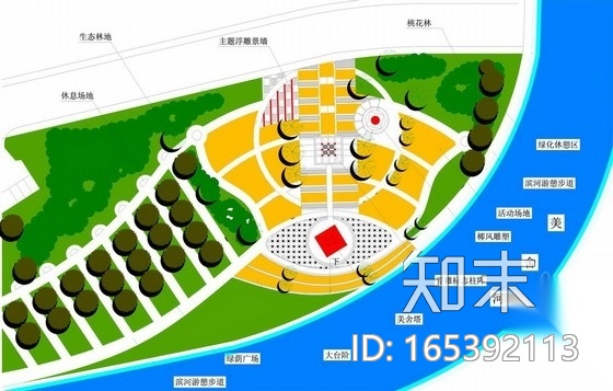 [海南]绿色风情滨水城市扩初设计方案（含节点施工图）cad施工图下载【ID:165392113】