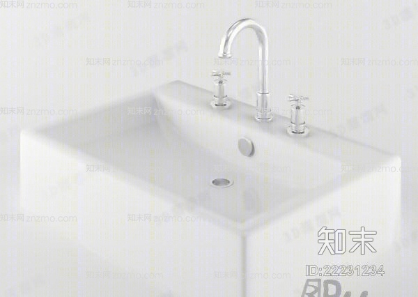 洗面盆293D模型下载【ID:22231234】