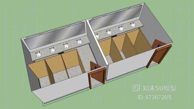 banheiro男性E女性SU模型下载【ID:47307205】