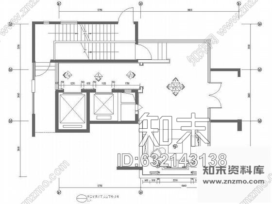 施工图典雅简欧风格住宅入户大堂装修施工图含效果cad施工图下载【ID:632143138】