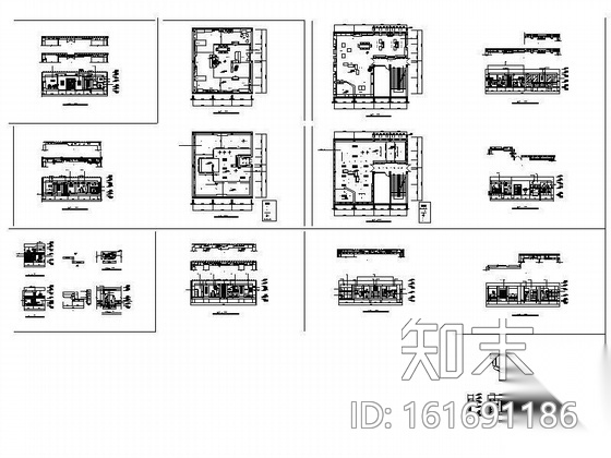 某展厅装修图cad施工图下载【ID:161691186】